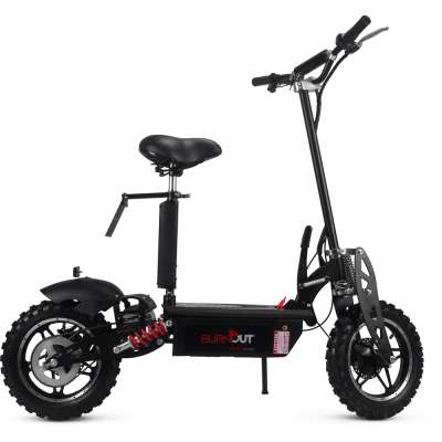 2020 New  CE & EEC approved 36v 1000w brush DC foldable two wheels electric evo scooter for adults